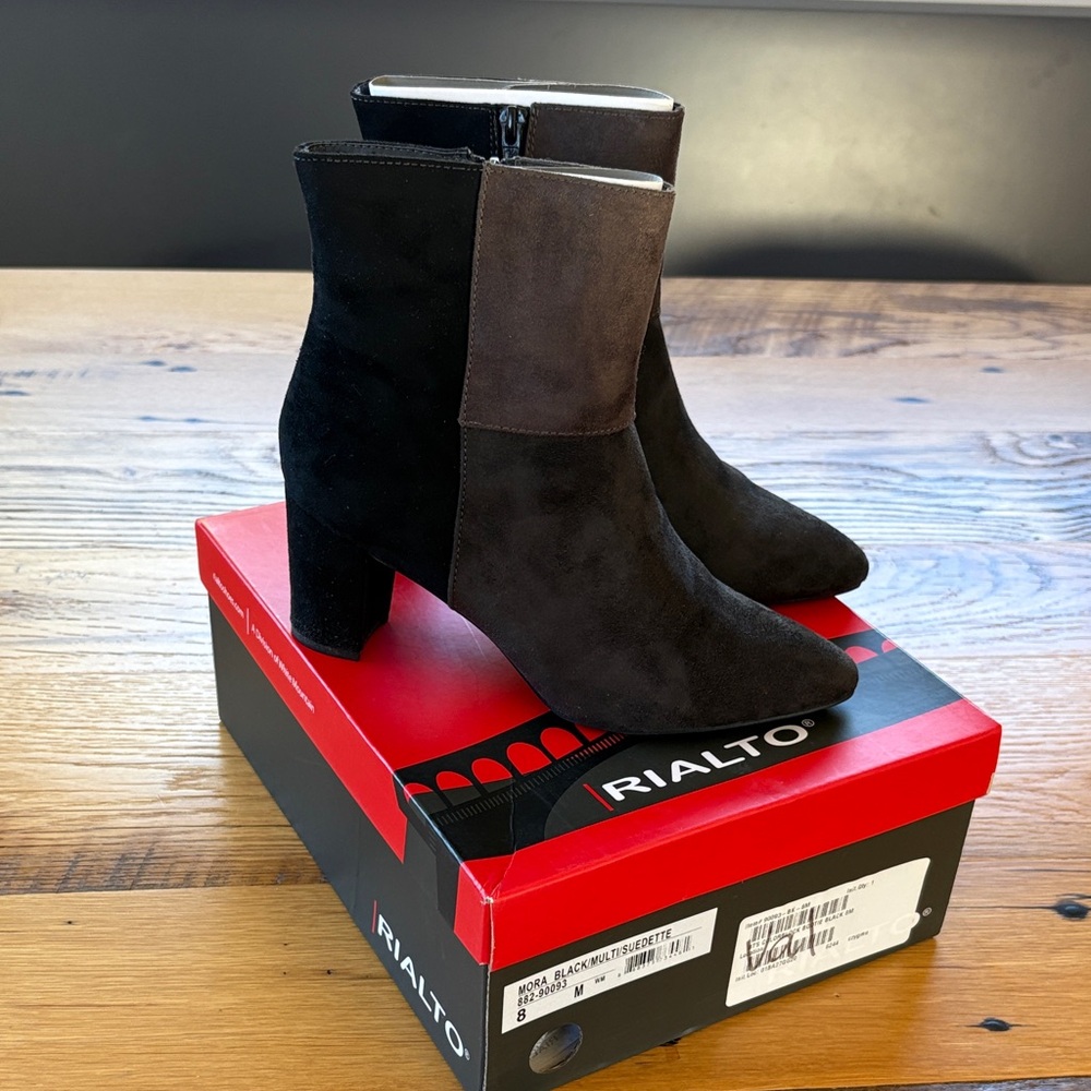 Rialto Mora Women's Multi Suede Boots - Size 8